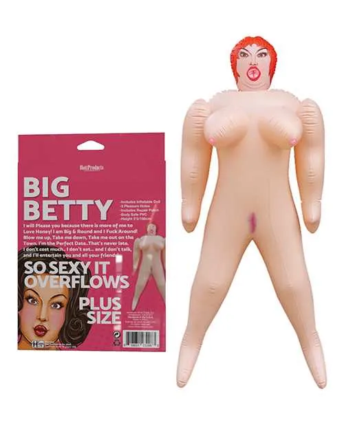 Big Betty BlowUp Doll 55 ft Vanilla Hott Products Male Sex Toys