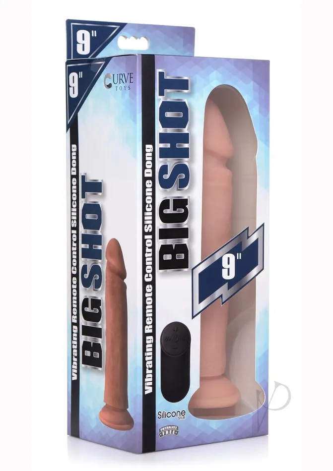 Big Shot Silicone Vibrating Rechargeable Dildo with Remote Control 9in Vanilla Big Shot Female Sex Toys Big Shot Silicone Vibrating Rechargeable Dildo with Remote Control 9in Vanilla Big Shot Female Sex Toys