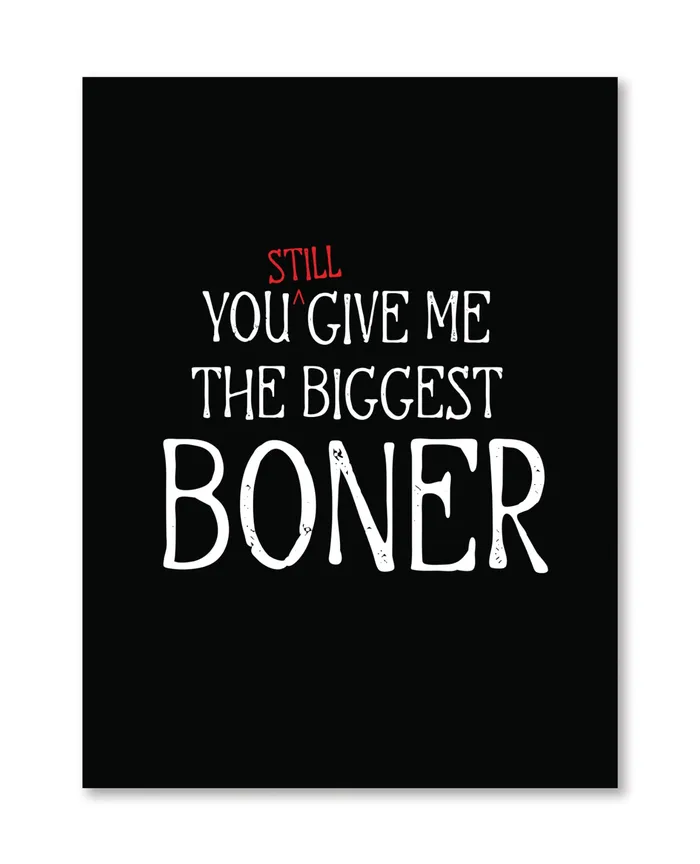 Biggest Boner Tonight Greeting Card Kush Kards Vibrators
