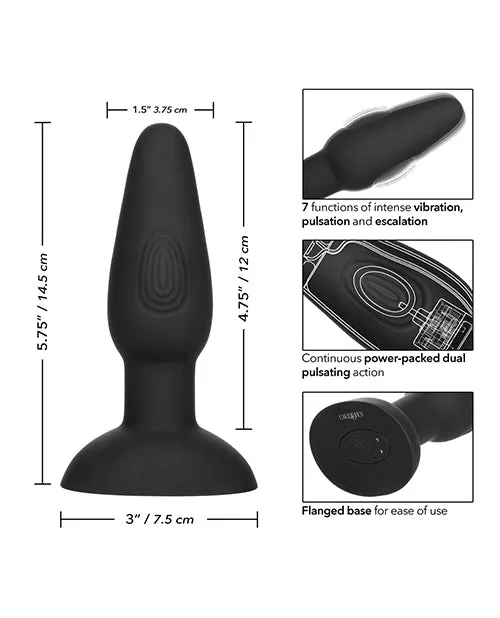 Bionic Anal Bionic Dual Pulsating Probe Rechargeable Silicone Anal Stimulator Black Bionic Anal Bionic Dual Pulsating Probe Rechargeable Silicone Anal Stimulator Black