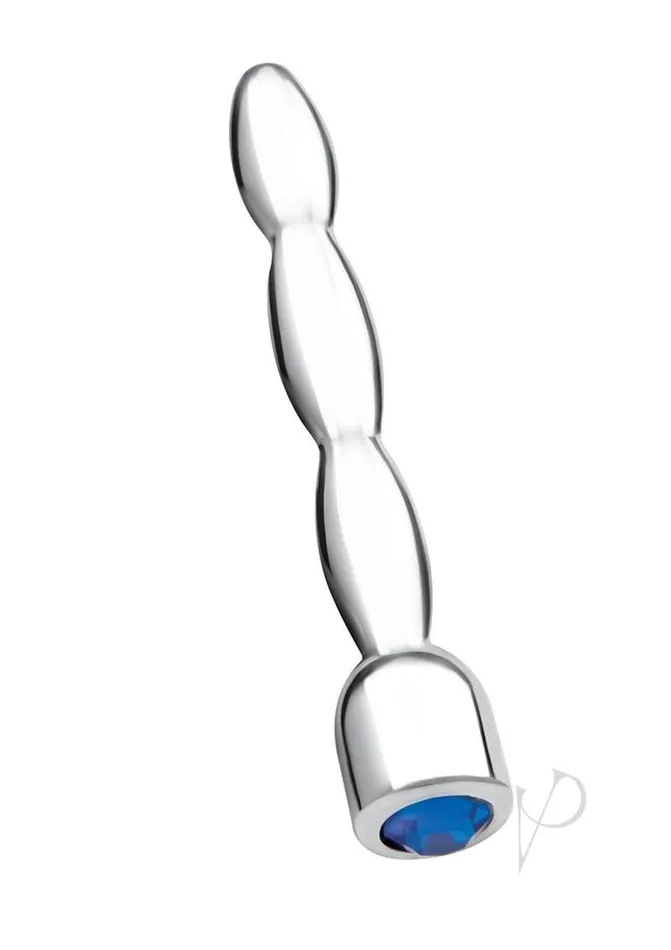 Blue Line Bling Bling Wavy Penis Plug 2in Stainless Steel Blue Line Cand B Gear Anal Blue Line Bling Bling Wavy Penis Plug 2in Stainless Steel Blue Line Cand B Gear Anal