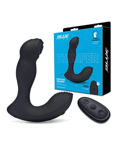 Blue Line Cand B Gear Anal Blue Line Thumper Silicone Rechargeable Prostate Flicking Remote Controlled Stimulator Black Blue Line Cand B Gear Anal Blue Line Thumper Silicone Rechargeable Prostate Flicking Remote Controlled Stimulator Black