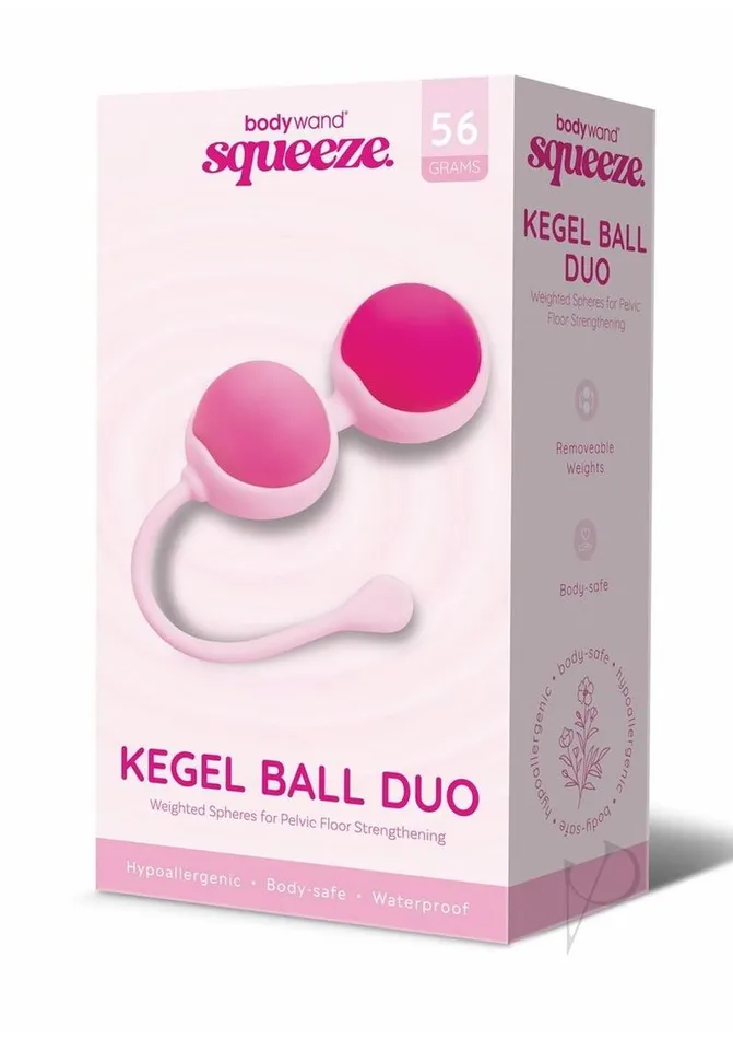 Bodywand Female Sex Toys BodyWand Squeeze Kegel Ball Duo Weighted Silicone 56G Bodywand Female Sex Toys BodyWand Squeeze Kegel Ball Duo Weighted Silicone 56G