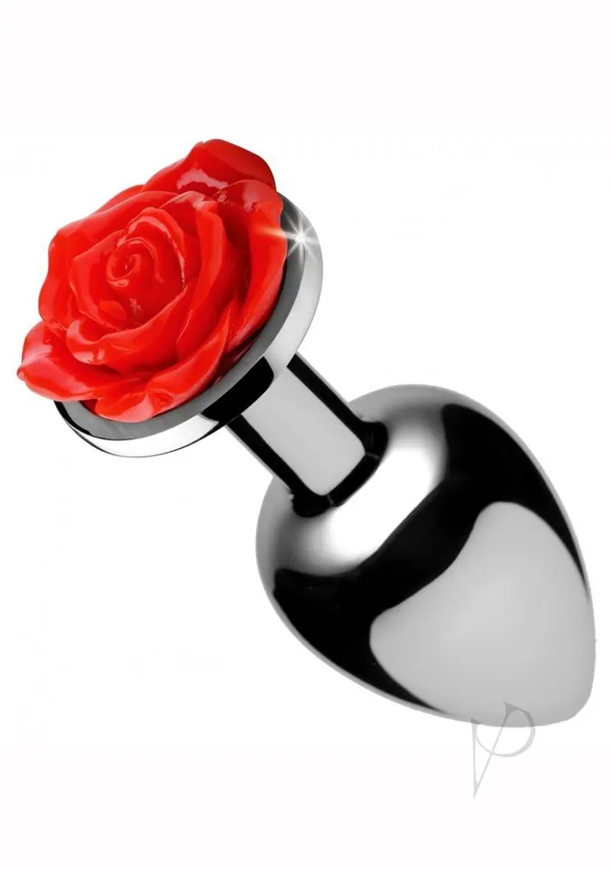 Booty Sparks Male Sex Toys Booty Sparks Rose Anal Plug Small Red