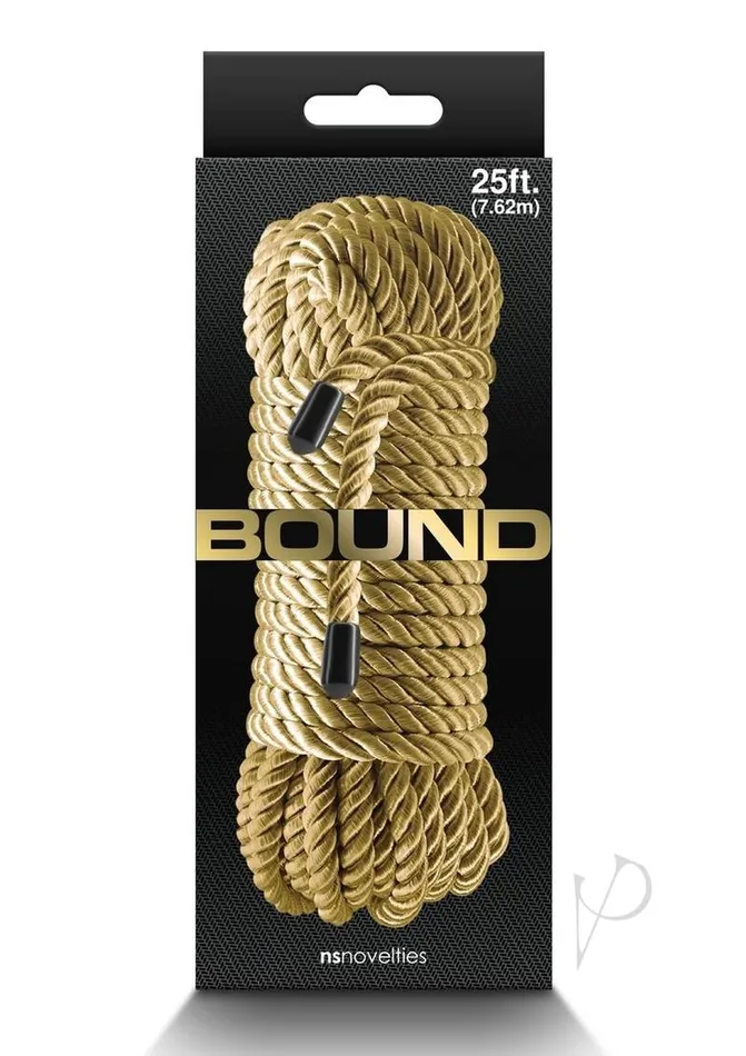 Bound Vibrators Bound Rope 25ft Gold