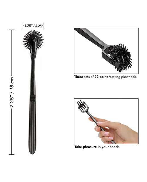 Boundless Trio Pinwheel 22 Point NickleFree Alloy Black Boundless Anal Boundless Trio Pinwheel 22 Point NickleFree Alloy Black Boundless Anal