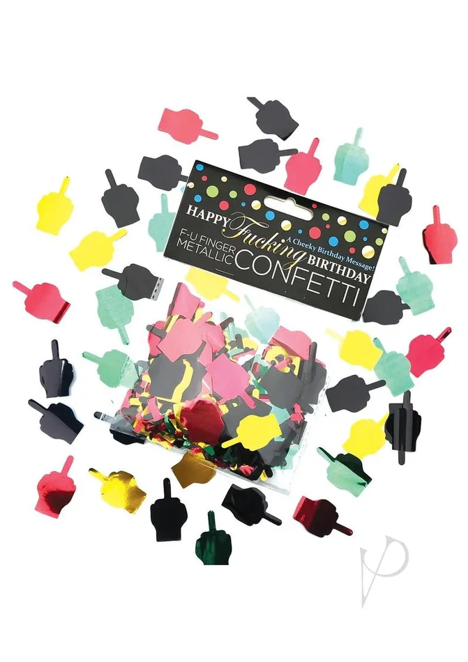 Candyprints Party Female Sex Toys Happy Fn Birthday FU Finger Confetti Multicolor Candyprints Party Female Sex Toys Happy Fn Birthday FU Finger Confetti Multicolor
