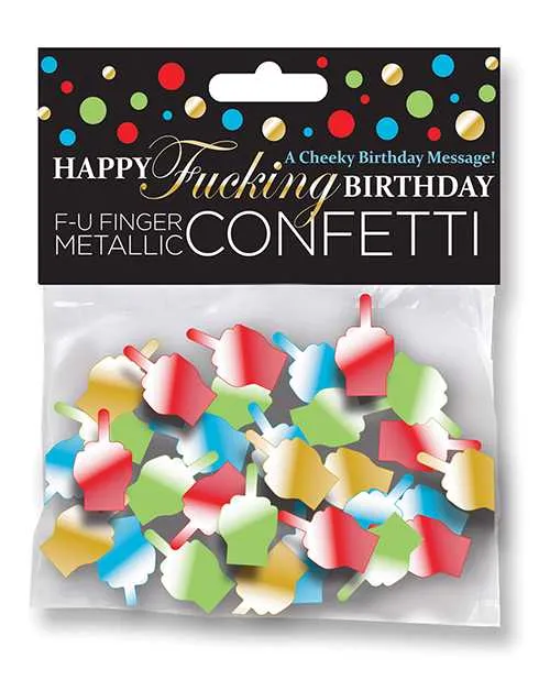Candyprints Party Female Sex Toys Happy Fn Birthday FU Finger Confetti Multicolor Candyprints Party Female Sex Toys Happy Fn Birthday FU Finger Confetti Multicolor