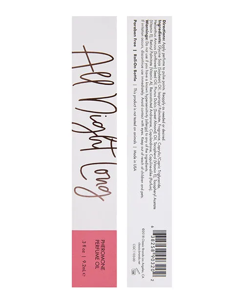 Cgc Female Sex Toys CG Pheromone Perfume RollOn All Night Long 34floz10ml