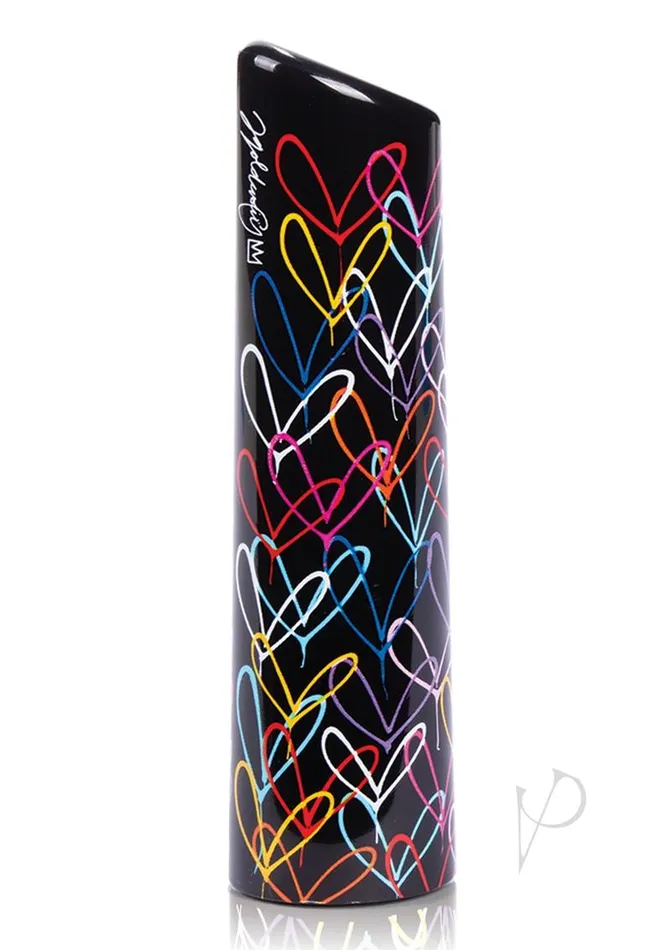 Charged Vibrators LoveBuzz Positive Angle Multi Function Vibrator Rechargeable Waterproof BlackMulticolor