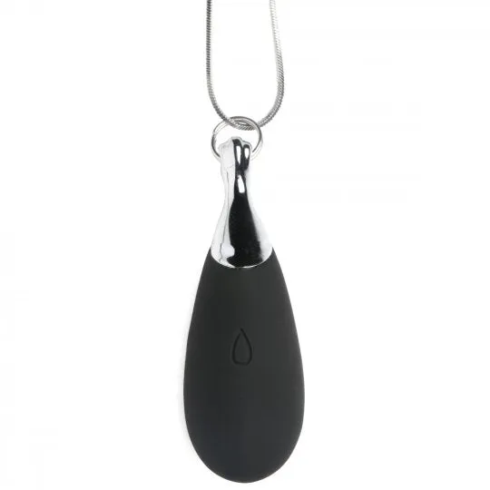 Charmed Female Sex Toys 10X Vibrating Silicone Teardrop Necklace