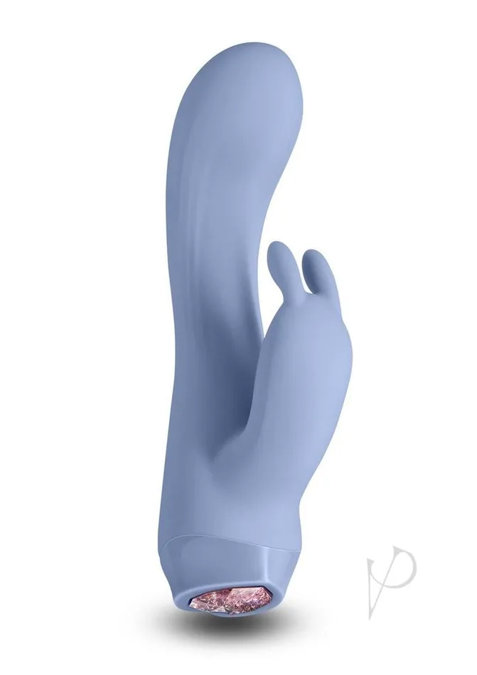 Charms Ivy Rechargeable Silicone Rabbit Vibrator Blue Charms Female Sex Toys Charms Ivy Rechargeable Silicone Rabbit Vibrator Blue Charms Female Sex Toys
