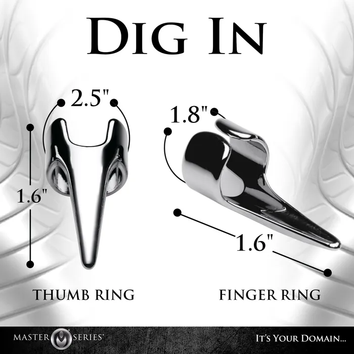 Clawed 5pc Sensation Play Rings Master Series Couples