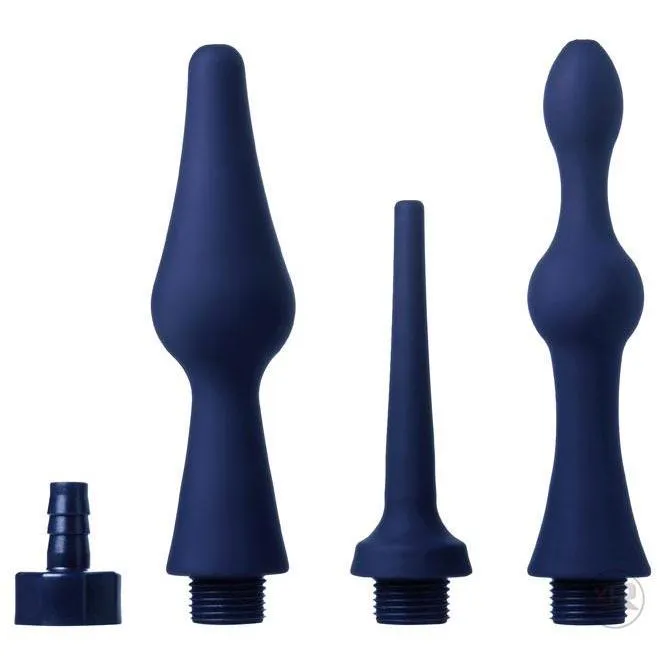 CleanStream 3pc Silicone Enema Attachment Set CleanStream Female Sex Toys