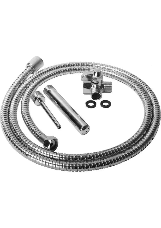 Cleanstream Anal CleanStream Shower Enema Set Silver