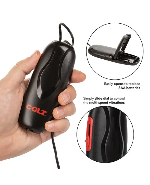 COLT Turbo Bullet with Wired Remote Control Black Colt Female Sex Toys COLT Turbo Bullet with Wired Remote Control Black Colt Female Sex Toys
