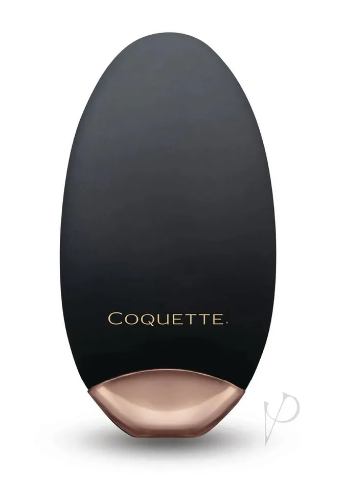 Coquette Anal Coquette The Lay Me Down Rechargeable Silicone Massager BlackGold Coquette Anal Coquette The Lay Me Down Rechargeable Silicone Massager BlackGold