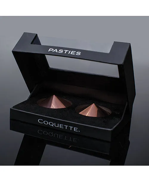 Coquette Pleasure Collection Vibrators Pleasure Collection Metal Pasties Rose Gold OS Coquette Pleasure Collection Vibrators Pleasure Collection Metal Pasties Rose Gold OS