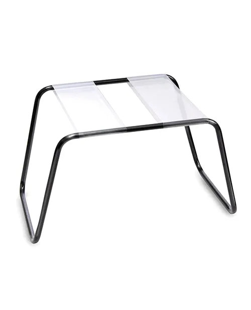 Couples Fetish Fantasy Series Sex Stool Clear and Black Fetish Fantasy Series