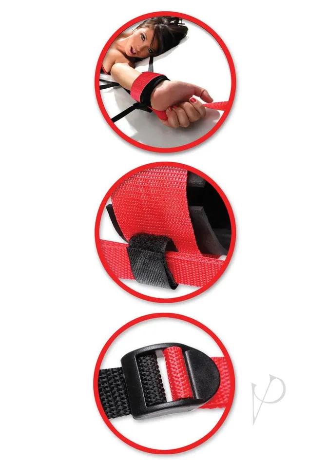 Couples Fetish Fantasy Series Web Bed Restraint System Black Fetish Fantasy Series