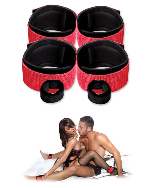 Couples Fetish Fantasy Series Web Bed Restraint System Black Fetish Fantasy Series