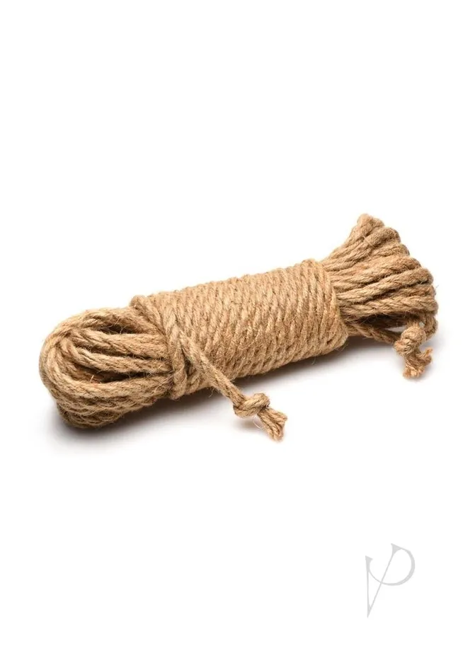 Couples Master Series Master Series Tied Up Jute Bondage Rope 25ft Tan