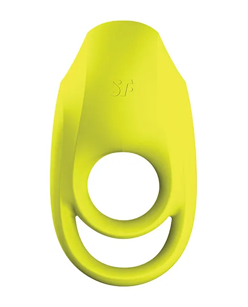 Couples Satisfyer Satisfyer Spectacular Duo Silicone Vibrating Cock and Ball Ring Neon Yellow Couples Satisfyer Satisfyer Spectacular Duo Silicone Vibrating Cock and Ball Ring Neon Yellow