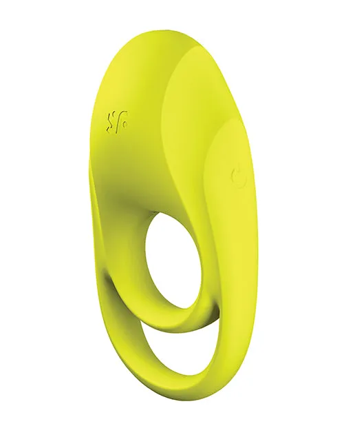 Couples Satisfyer Satisfyer Spectacular Duo Silicone Vibrating Cock and Ball Ring Neon Yellow Couples Satisfyer Satisfyer Spectacular Duo Silicone Vibrating Cock and Ball Ring Neon Yellow