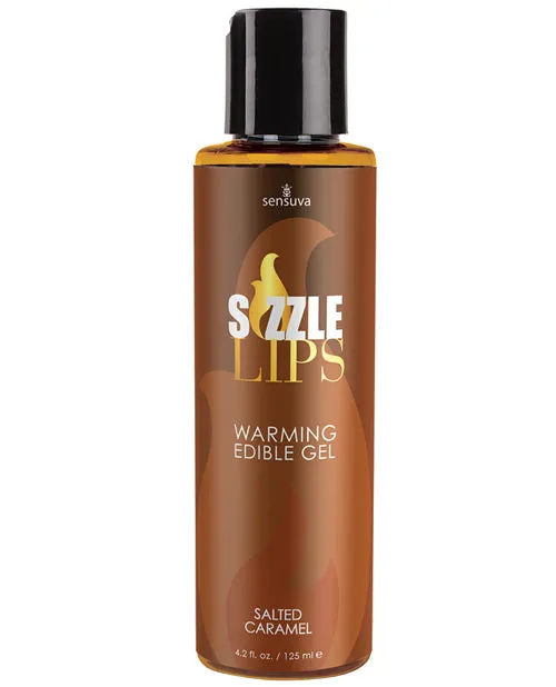 Couples Sizzle Lips Sizzle Lips Warming Edible Massage Oil Salted Caramel 42oz Couples Sizzle Lips Sizzle Lips Warming Edible Massage Oil Salted Caramel 42oz