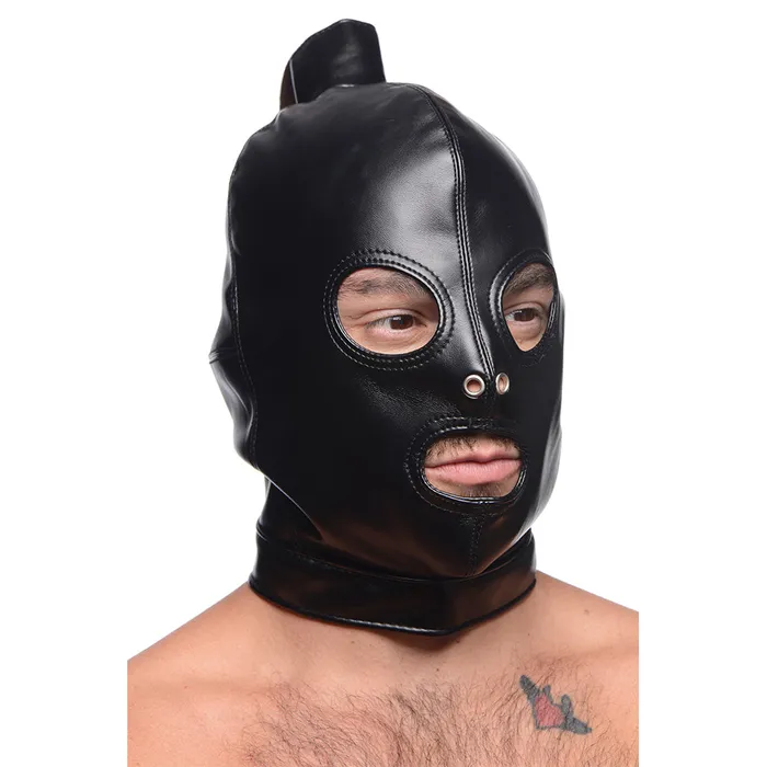 Couples Strict Ponytail Bondage Hood