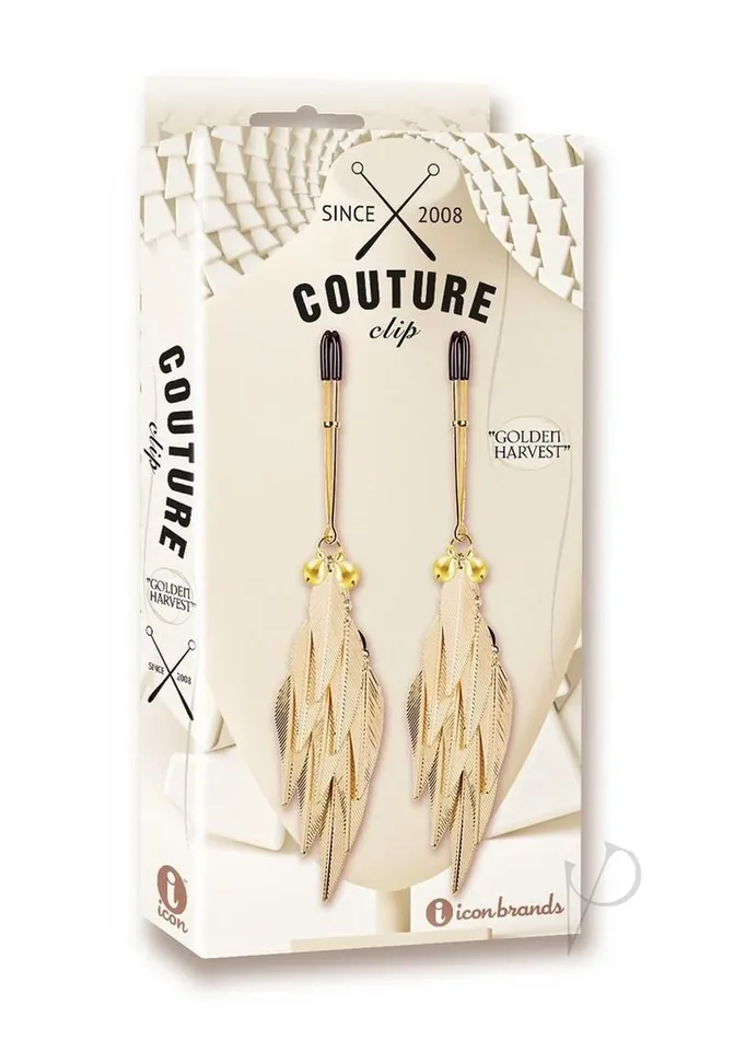 Couture Clips Golden Harvest Nipple Clamp Couture Clips Nipple Clitoral Toys