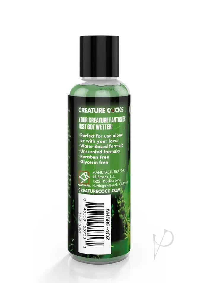Creature Cocks Lubricants Creature Slime Green Slime Water Based Lubricant 4oz