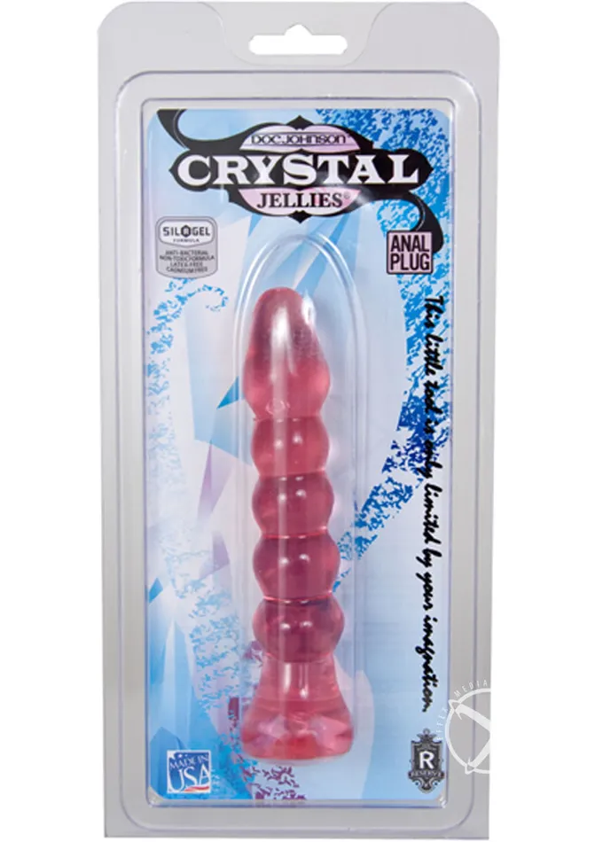 Crystal Jellies Anal Plug Pink Crystal Jellies Anal