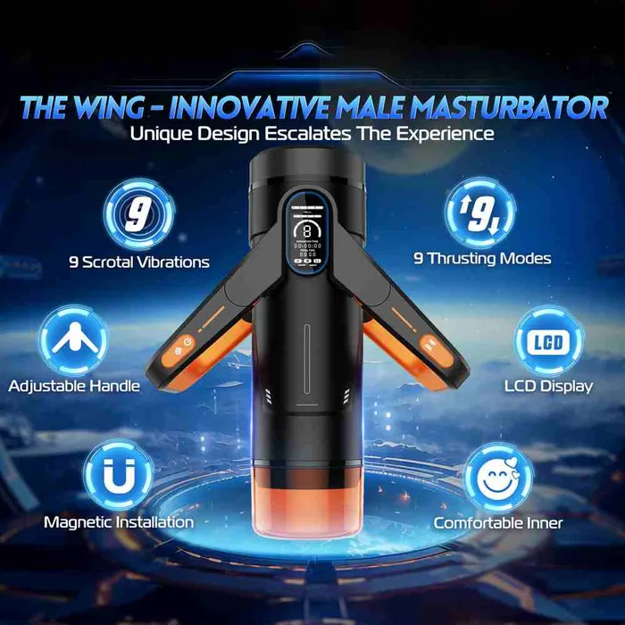 CyberSkin The Wing Vibrating Masturbator CyberSkin Male Sex Toys