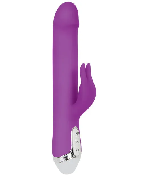 Dancing Pearl Rabbit Rechargeable Silicone Rabbit Vibrator Purple Evolved Vibrators