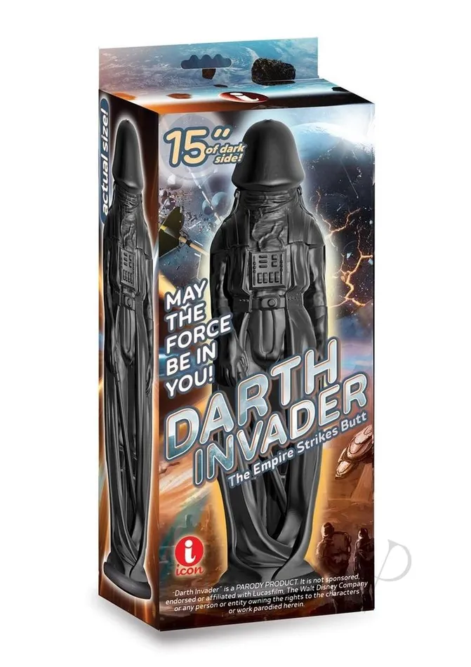 Darth Invader Massive Dildo 15in Black Massive Dildos