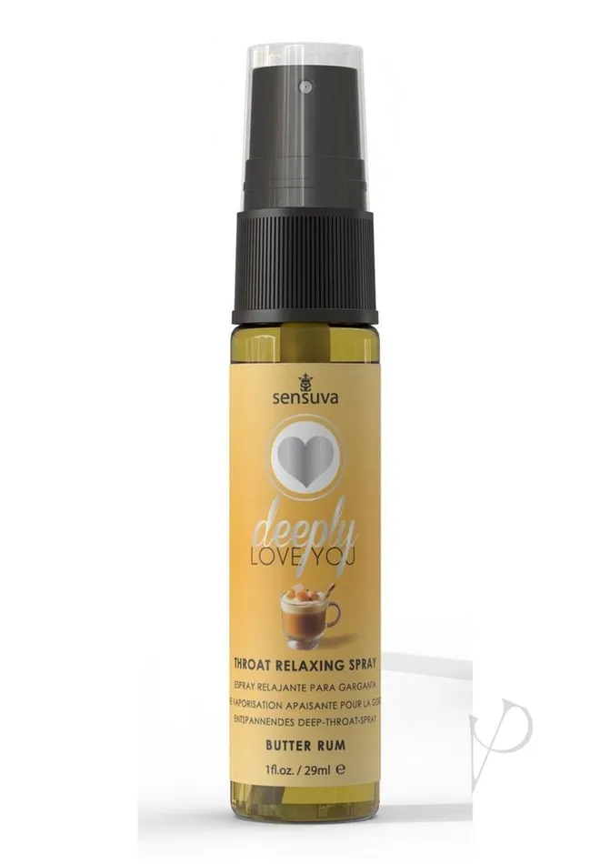 Deeply Love You Throat Relaxing Spray Butter Rum 1oz Deeply Love You Vibrators Deeply Love You Throat Relaxing Spray Butter Rum 1oz Deeply Love You Vibrators