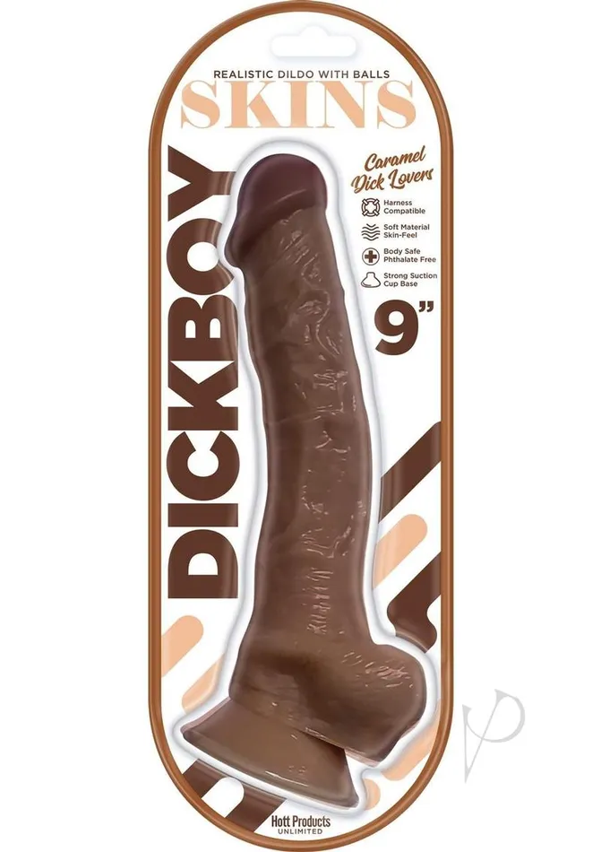 Dickboy Dildos Dickboy Skins Caramel Lovers Dildo 9in