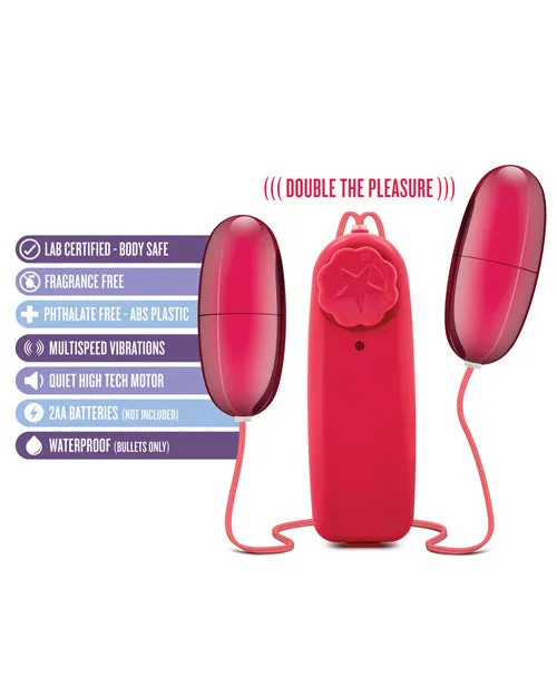 Dildos B Yours Blush B Yours Double Pop Eggs Cerise Dildos B Yours Blush B Yours Double Pop Eggs Cerise