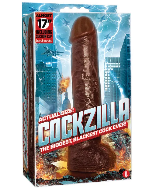 Dildos Bb Cs Cockzilla 17in Dildo Black Dildos Bb Cs Cockzilla 17in Dildo Black