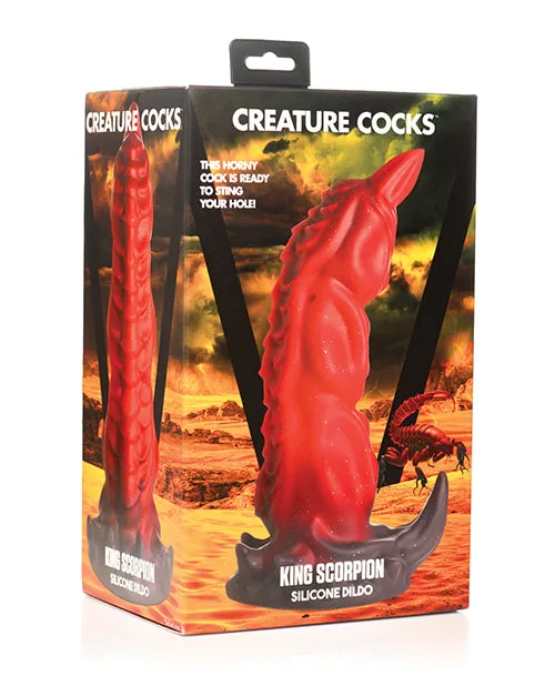 Dildos Creature Cocks Creature Cocks King Scorpion Silicone Dildo RedBlack