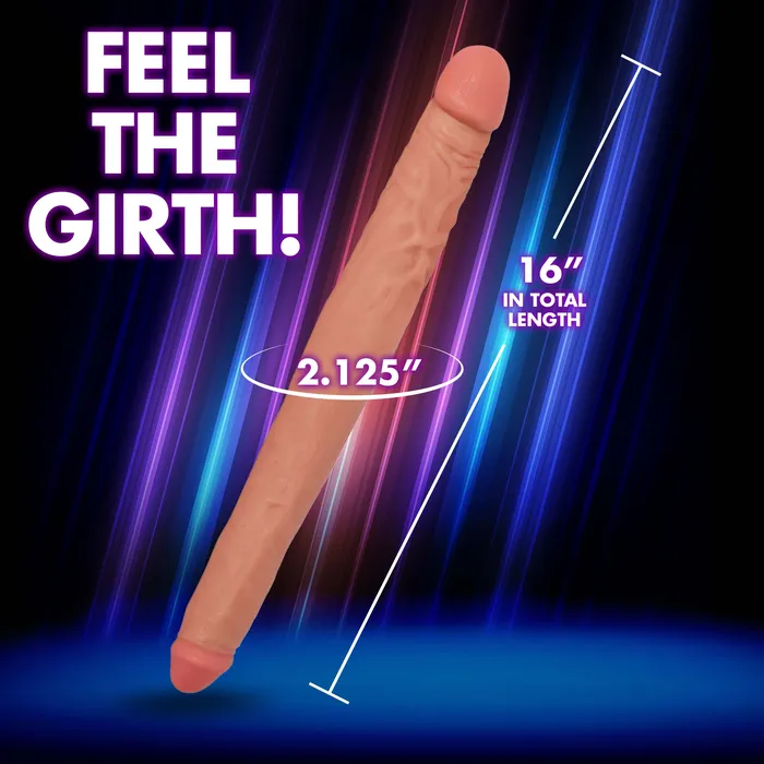 Dildos Curve Toys JOCK 16 Inch Tapered Double Dildo