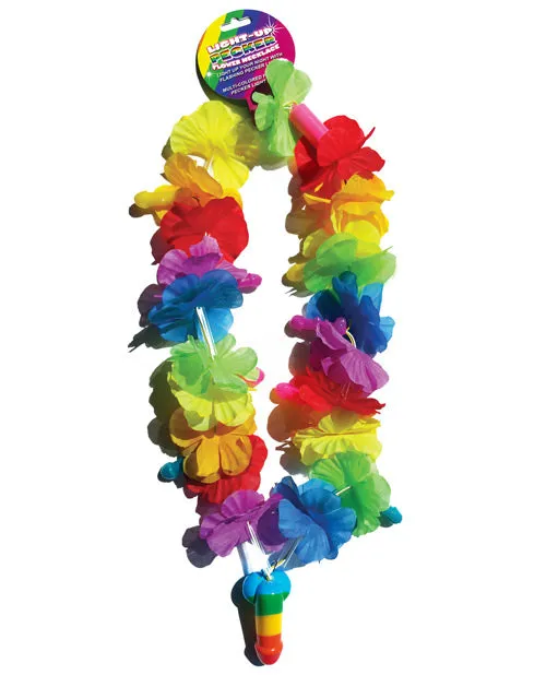Dildos Hott Products Rainbow Light Up Flower Pecker Necklace
