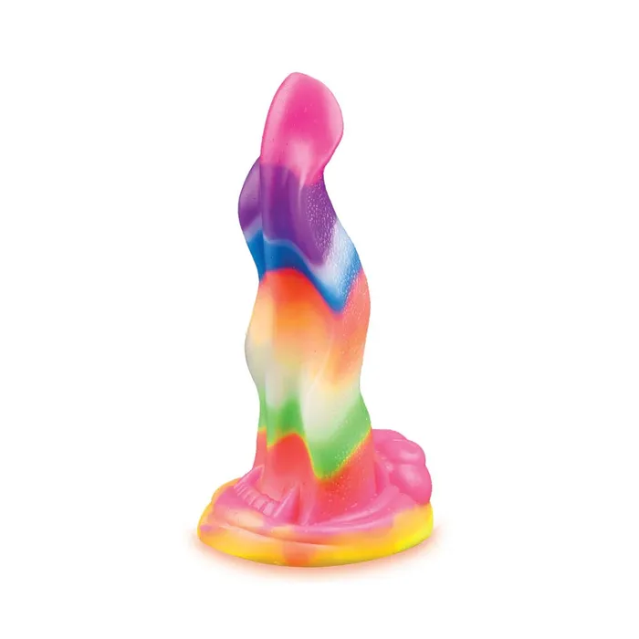 Dildos Icon Brands Alien Nation Lick Of The Lair Rainbow Fantasy Dildo