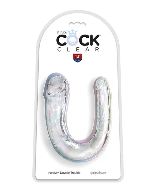 Dildos King Cock King Cock Clear Double Trouble Medium