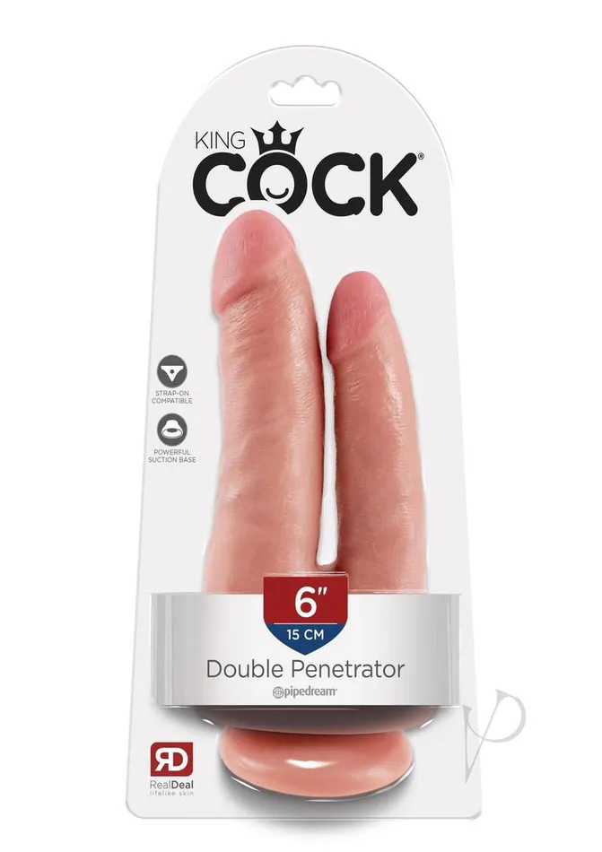 Dildos King Cock King Cock Double Penetrator Dildo Vanilla