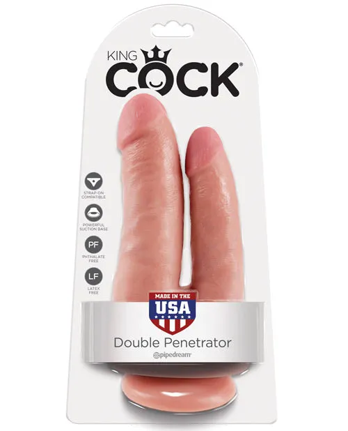 Dildos King Cock King Cock Double Penetrator Dildo Vanilla