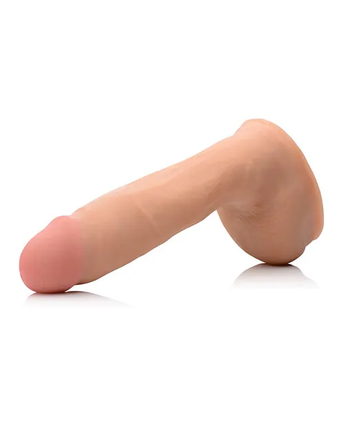 Dildos Loadz Dual Density Squirting Dildo 8in Vanilla Loadz