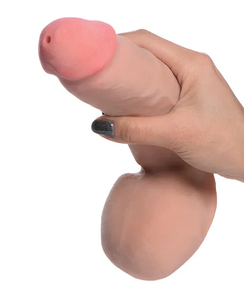 Dildos Loadz Dual Density Squirting Dildo 8in Vanilla Loadz