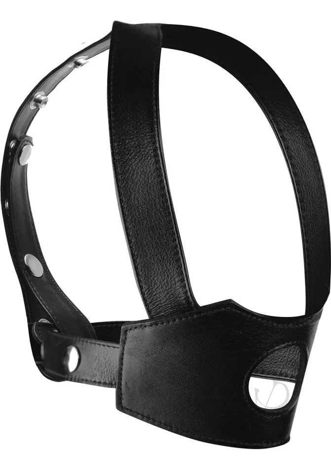 Dildos Master Series Face Fuk II Dildo Face Harness Black Master Series